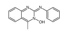 3-hydroxy-4-methyl-N-phenylquinazolin-2-imine结构式