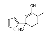 6-(furan-2-yl)-6-hydroxy-3-methylpiperidin-2-one结构式