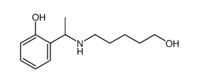 2-[1-(5-hydroxypentylamino)ethyl]phenol结构式