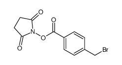 (2,5-dioxopyrrolidin-1-yl) 4-(bromomethyl)benzoate结构式