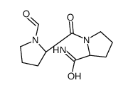 (2S)-1-[(2S)-1-formylpyrrolidine-2-carbonyl]pyrrolidine-2-carboxamide Structure