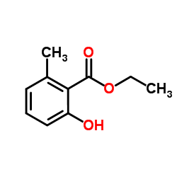 Ethyl 2-hydroxy-6-methylbenzoate structure