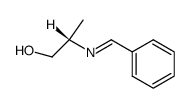 (S)-2-(benzylideneamino)propan-1-ol结构式