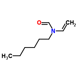 (9CI)-N-乙烯基-N-己基甲酰胺结构式