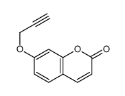 7-prop-2-ynoxychromen-2-one Structure