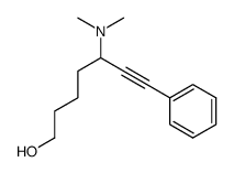 5-Dimethylamino-7-phenyl-hept-6-in-1-ol结构式