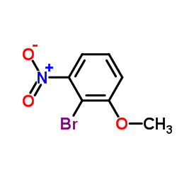 2-溴-3-硝基苯甲醚结构式
