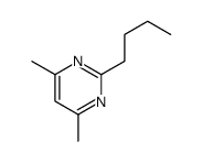 2-butyl-4,6-dimethylpyrimidine Structure