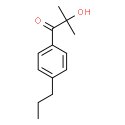 2-hydroxy-2-methyl-4'-propylpropiophenone Structure