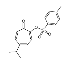 5-isopropyl-2-tosyloxytropone结构式