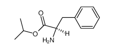 D-phenylalanine isopropylester Structure