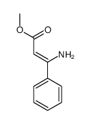 methyl 3-amino-3-phenylprop-2-enoate结构式
