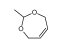 2-methyl-4,7-dihydro-1,3-dioxepine结构式