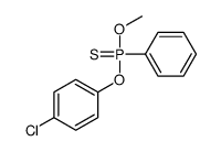 (4-chlorophenoxy)-methoxy-phenyl-sulfanylidene-λ5-phosphane结构式
