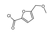 2-Furancarbonyl chloride, 5-(methoxymethyl)- (9CI)结构式