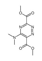 dimethyl 5-(dimethylamino)-1,2,4-triazine-3,6-dicarboxylate结构式