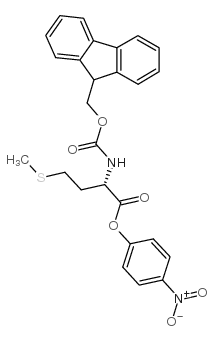 Fmoc-L-蛋氨酸4-硝基苯酯结构式