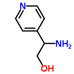 2-氨基-2-(4-吡啶)乙醇结构式