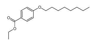 4-octyloxy-benzoic acid ethyl ester结构式