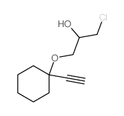 1-chloro-3-(1-ethynylcyclohexyl)oxy-propan-2-ol Structure