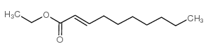 反-2-癸烯酸乙酯结构式