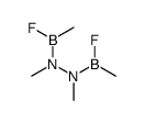 Hydrazine, 1,2-bis(fluoromethylboryl)-1,2-dimethyl-结构式