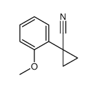 1-(2-甲氧基苯基)环丙烷甲腈结构式