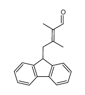 (E)-4-(9'-Fluorenyl)-2,3-dimethyl-2-butenal结构式