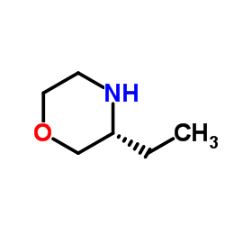 R-3-乙基吗啉结构式