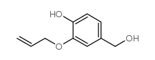 Benzenemethanol, 4-hydroxy-3-(2-propenyloxy)- (9CI) structure