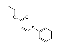ethyl (Z)-3-(phenylsulfanyl)propenoate结构式