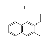 3-methyl-2-ethylisoquinolinium iodide结构式