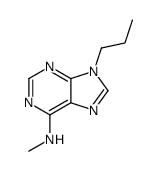 N-methyl-9-propylpurin-6-amine结构式
