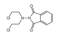 2-[bis(2-chloroethyl)amino]isoindole-1,3-dione结构式