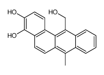 12-(Hydroxymethyl)-7-methylbenz[a]anthracene-3,4-diol Structure