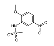 3-(methanesulfonamido)-4-methoxynitrobenzene Structure