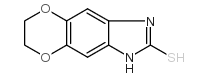 6,7-二氢-1H-[1,4]二噁英o[2,3:4,5]苯并[d]咪唑-2-硫醇结构式