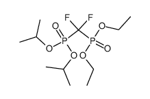 diisopropyl ((diethoxyphosphoryl)difluoromethyl)phosphonate Structure