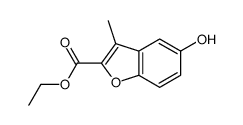 ethyl 5-hydroxy-3-methyl-1-benzofuran-2-carboxylate结构式