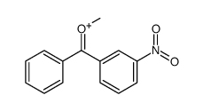 methyl-[(3-nitrophenyl)-phenylmethylidene]oxidanium Structure