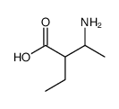 3-amino-2-ethylbutanoic acid Structure