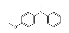 N-(4-methoxyphenyl)-N,2-dimethylaniline结构式