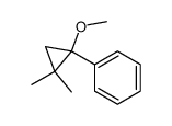 1-methoxy-1-phenyl-2,2-dimethylcyclopropane结构式