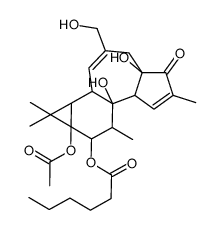 12-O-n-Hexanoyl-phorbol-13-acetat Structure