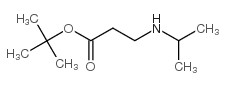 3-isopropylamino-propionic acid tert-butyl ester结构式