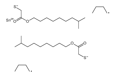 diisodecyl 2,2'-[(dibutylstannylene)bis(thio)]diacetate Structure