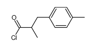 2-methyl-3-p-tolyl-propionyl chloride结构式