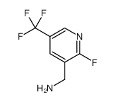 3-Pyridinemethanamine, 2-fluoro-5-(trifluoromethyl) Structure