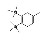 1,2-bis(trimethylsilyl)-4-methylcyclohexa-1,4-diene结构式