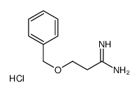 3-Benzyloxy-propionamidine HCl Structure